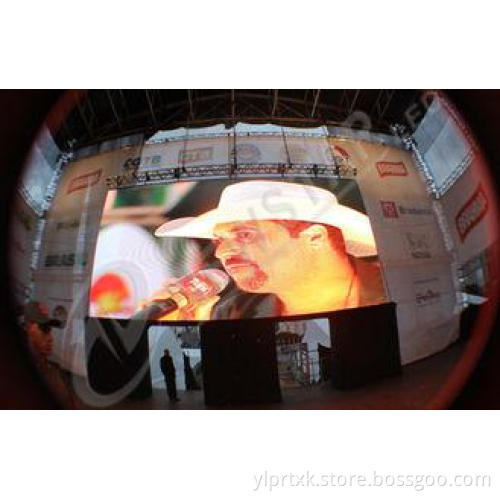 P16 Rental Stage Background LED Screen Curtain , Outdoor Li